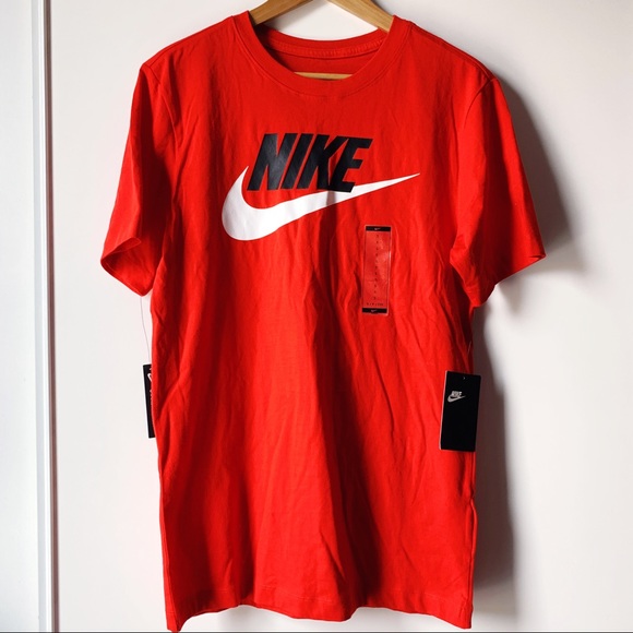 Nike Other - Nike red icon Futura short sleeve t-shirt sz small